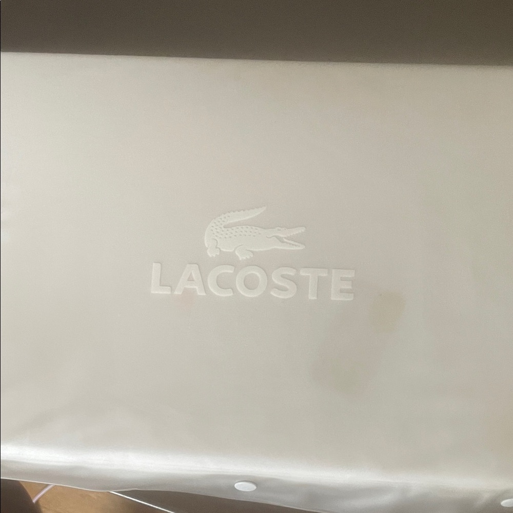 Lacoste Off-White flat sheet